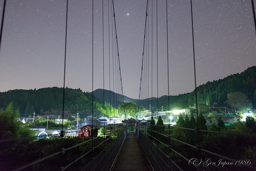 2014 奈良県 nara 曽爾村 旅行 travel 日本 japan 風景 landscape かずら橋 bridge 夜 night nikond600 zf2 distagont225 空 sky carlzeiss