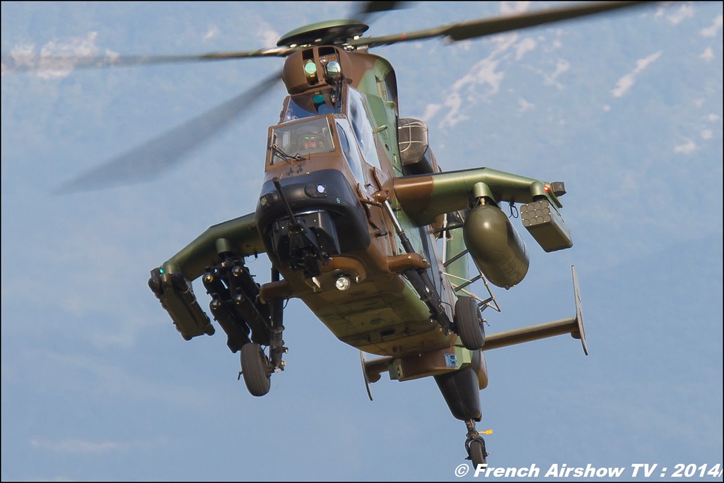 Tigre EC-665 HAD Airbus helicopter, 60 ans ,ALAT, JPO Gamstat Valence Chabeuil 2014