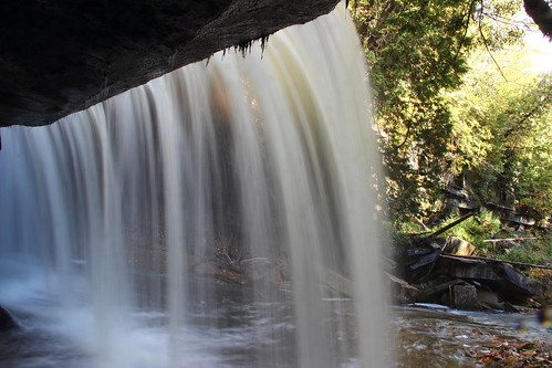 water river waterfall dufferincounty curtainofwater canningsfalls