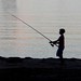 Ibiza - Sunset Fishing Silhouette - Ibiza