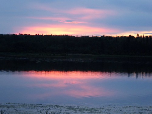 camping sunset lake canada water alberta northbucklake