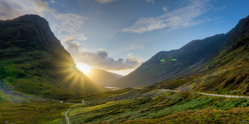New camera and I'm loving the results. Mind you, Glencoe at sunset looks braw whatever the lens.