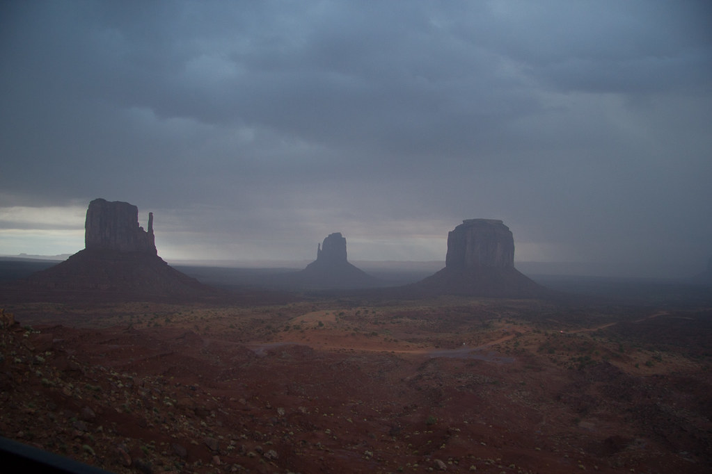 Cloudy Sunrise in Monument Valley - View from TheView Hotel Room