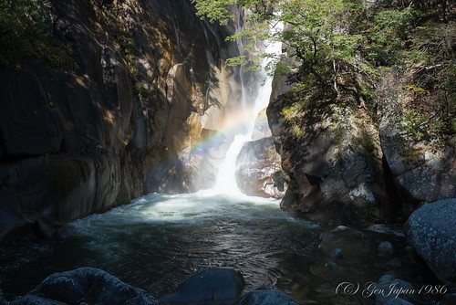travel japan waterfall rainbow 日本 旅行 yamanashi 2014 虹 昇仙峡 山梨県 nikond600 甲府市 仙娥滝