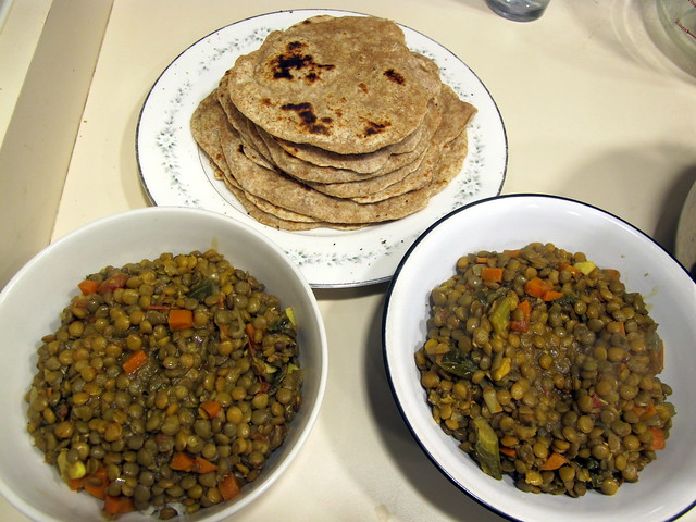 Dahl and Chapatis