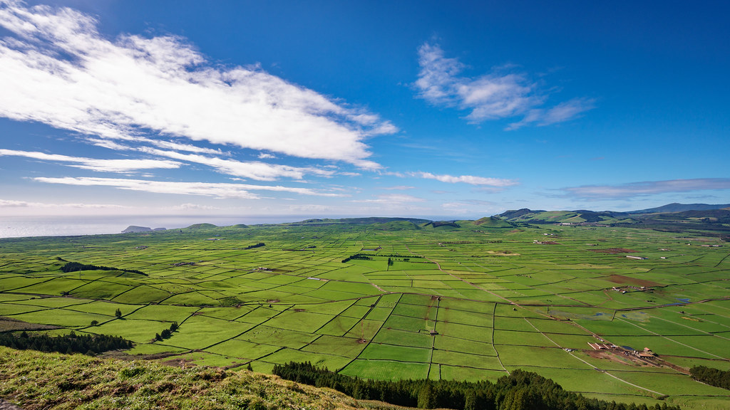 Serra do Cume, paysage rural sur l'île de Terceira