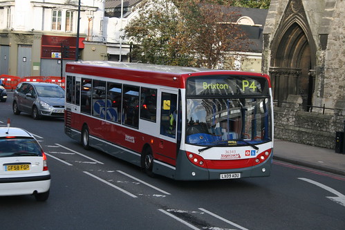 Stagecoach Selkent 36343 on Route P4, Lewisham