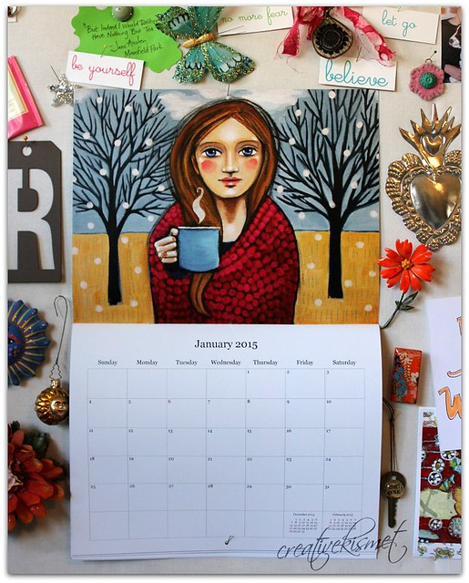 2015 Art Wall Calendar by Regina Lord