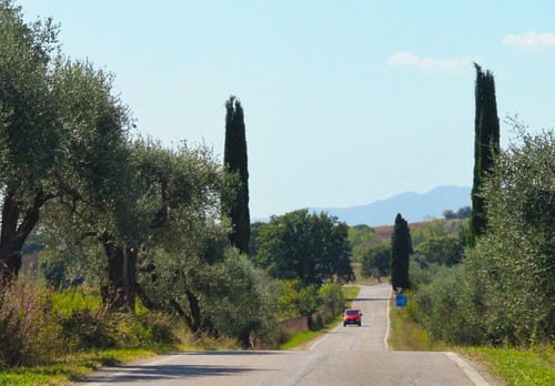 De carro pela Toscana