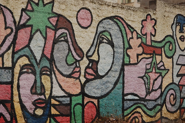 Street Art near La Chascona, Santiago, Chile