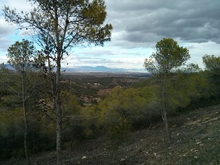 View of the distant plain & mountains from El Berro