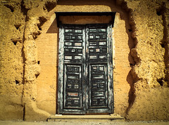 Sun-baked Doorway - El Badi Palace, Marrakech - Morocco