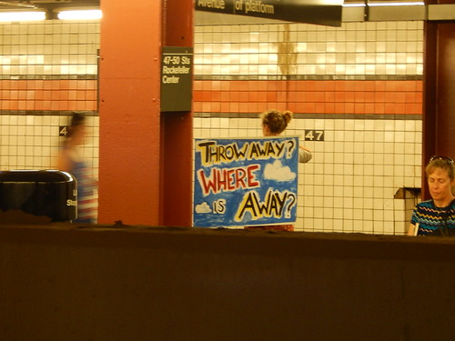 Sign in subway