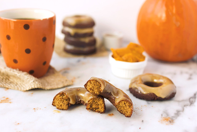 Pumpkin Spice Coconut Flour Donuts