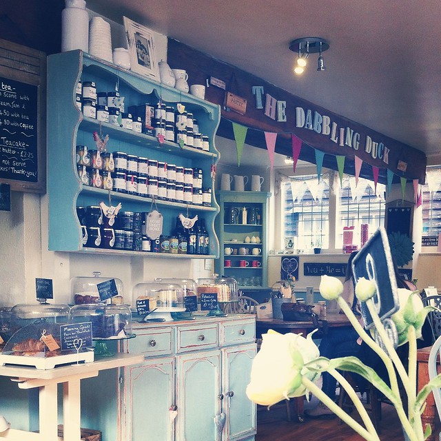 Dabbling Duck Tea Room, Cream Tea, deli, cafe, Dabbling Duck Tea Room, Shere, Surrey, England, Travel