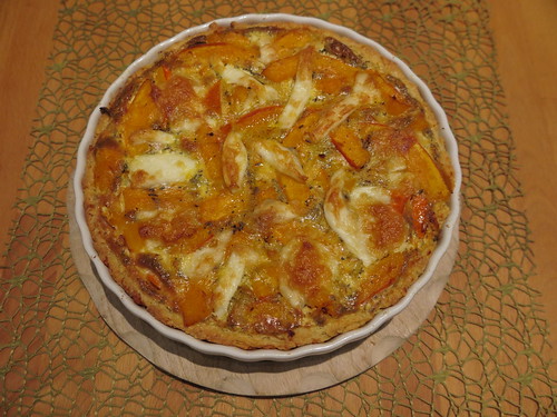 Kürbis-Zwiebel-Käse-Crostata