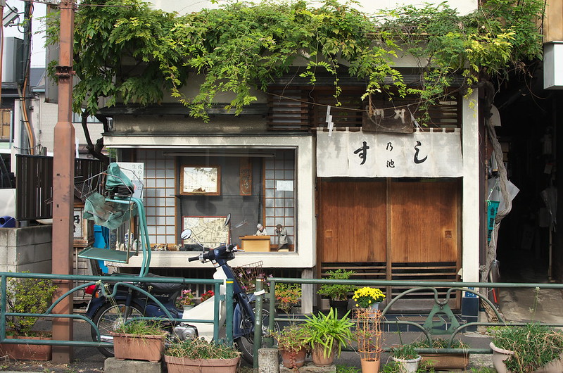 東京路地裏散歩 谷中 乃池の穴子寿司 2014年10月26日