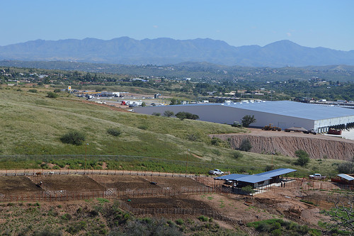 A view of the new contingency livestock inspection facility in Nogales, AZ.