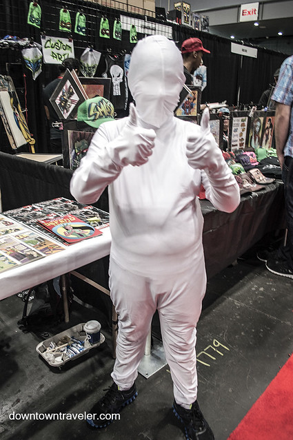 NY Comic Con 2014 White Bodysuit