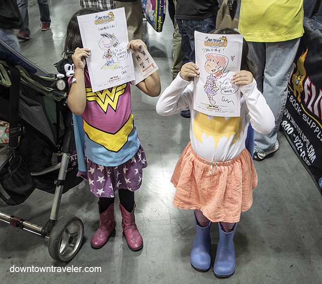 NY Comic Con 2014 Kid Wonderwoman Batman
