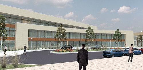 Rendering of Info Tech's new headquarters at Celebration Pointe