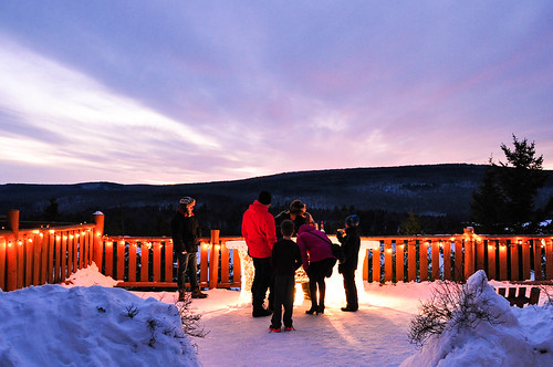 sunset canada quebec montreal scenic icebar lacsacacomie