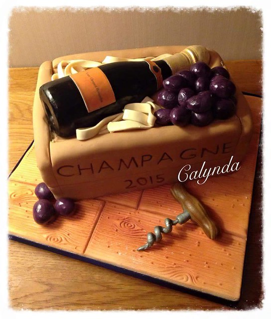 Champagne Cake by Lynda Mackin of Calynda Cakes