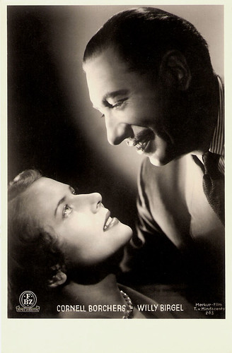 Cornell Borchers and Willy Birgel in Das ewige Spiel (1951)