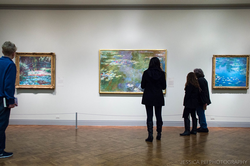 Claude Monet Water Lilies Paintings in Art Institute of Chicago