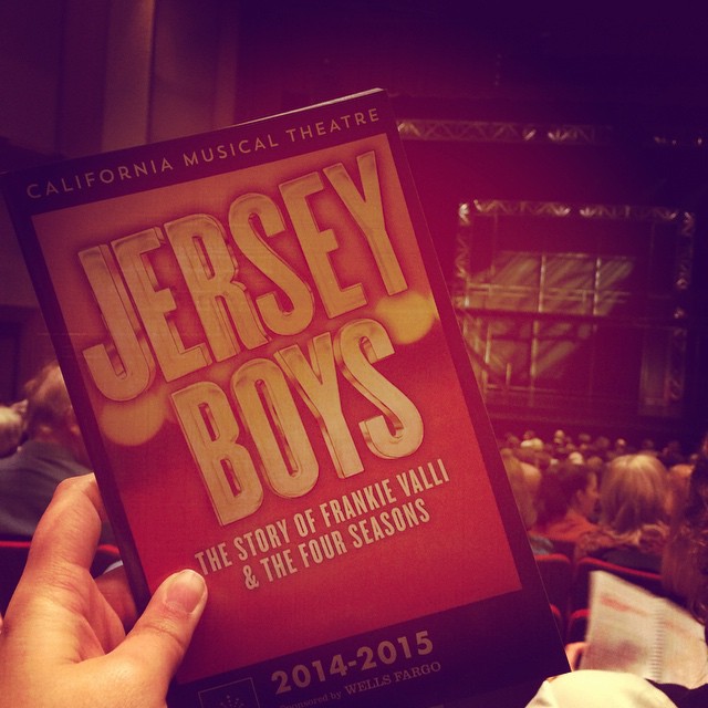 And to conclude the evening... Jersey Boys! Compliments of my client, California Musical Theatre! #sacmusicals #calmt #anniversary