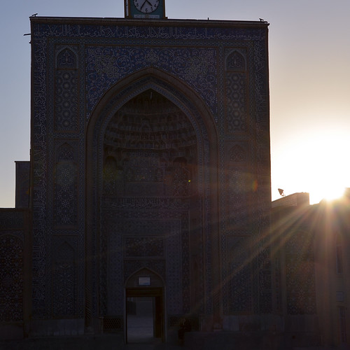 kerman iran persia mosque mezquita masjid jamehmosque atardecer sunset sundown nikond5100