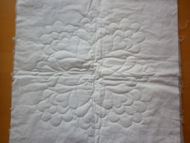 Hand quilted panel