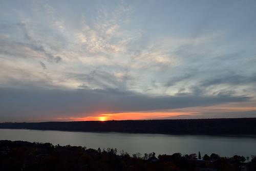 nyc sun sundown bronx sunsets hudsonriver newjerseypalisades