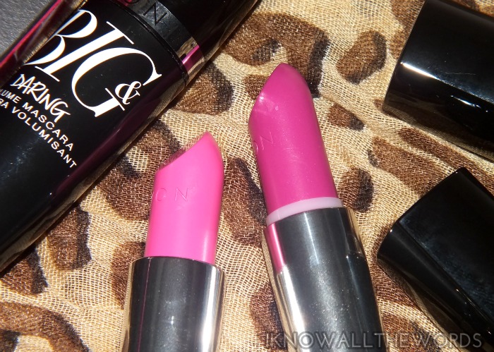 Avon Ultra Colour Bold Lipstick- Fearless Fuchsia and Hi-Def Plum (2)