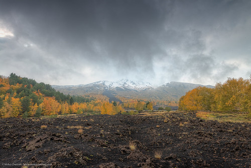 autumn italy mountains nature trekking landscape volcano cloudy sicily etna santalfio etnanord