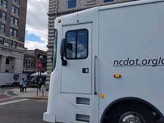 NCDMV Mobile Unit arriving at 2017 North Carolina Azalea Festival