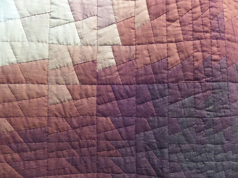 Detail from Colour burst quilt