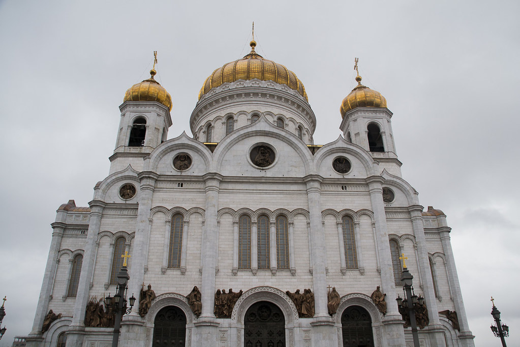 Cathedral of Christ the Saviour in Moscow Russia