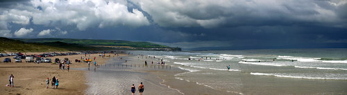 summer beach coast cloudy august northernireland portstewart ulster antrim causewaycoast
