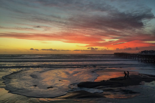 california californie sandiego sunset coastline littoral parmaëlle