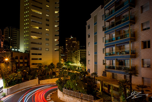 city light france building car architecture night french lights long exposure riviera cityscape sony voigtlander trails monaco carlo monte 21mm ultron a7r