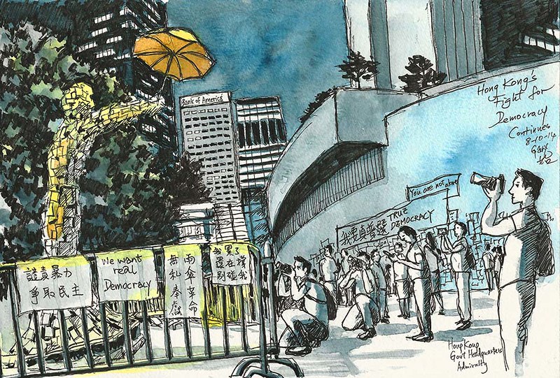 The Umbrella Man: Hong Kong's Fight for Democracy Continues