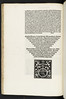 Colophon and printer’s device in Regiomontanus, Johannes (Müller, Johann, of Königsberg): Epitoma in Almagestum Ptolemaei