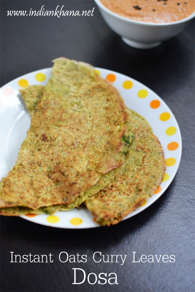 Instant-Oats-Curry-Leaves-Dosa