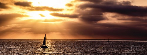 sunset sea sky sailboat pacificocean redondobeach canont2i550d