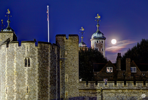 Supermoon Over The Tower of London