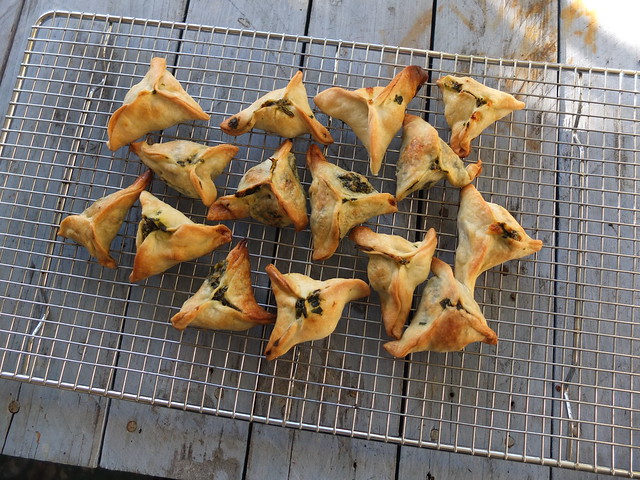 Spinach Cheese and Sorrel Pastries