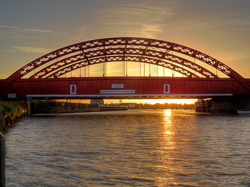 uk bridge sunset red england english water footbridge britain norfolk british greatyarmouth waterways norfolkbroads breydon riverbure