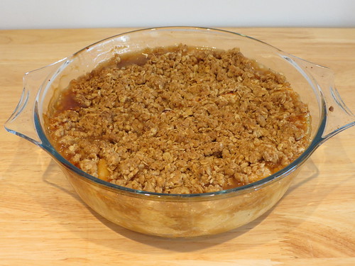 Soy Sauce Toffee Apple Crumble