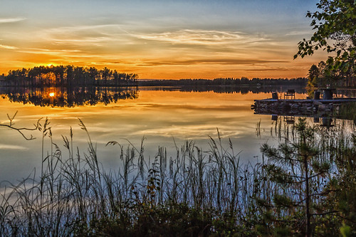 sunset lake water landscape see fishing wasser sonnenuntergang sweden schweden landschaft angeln dalarnaslän